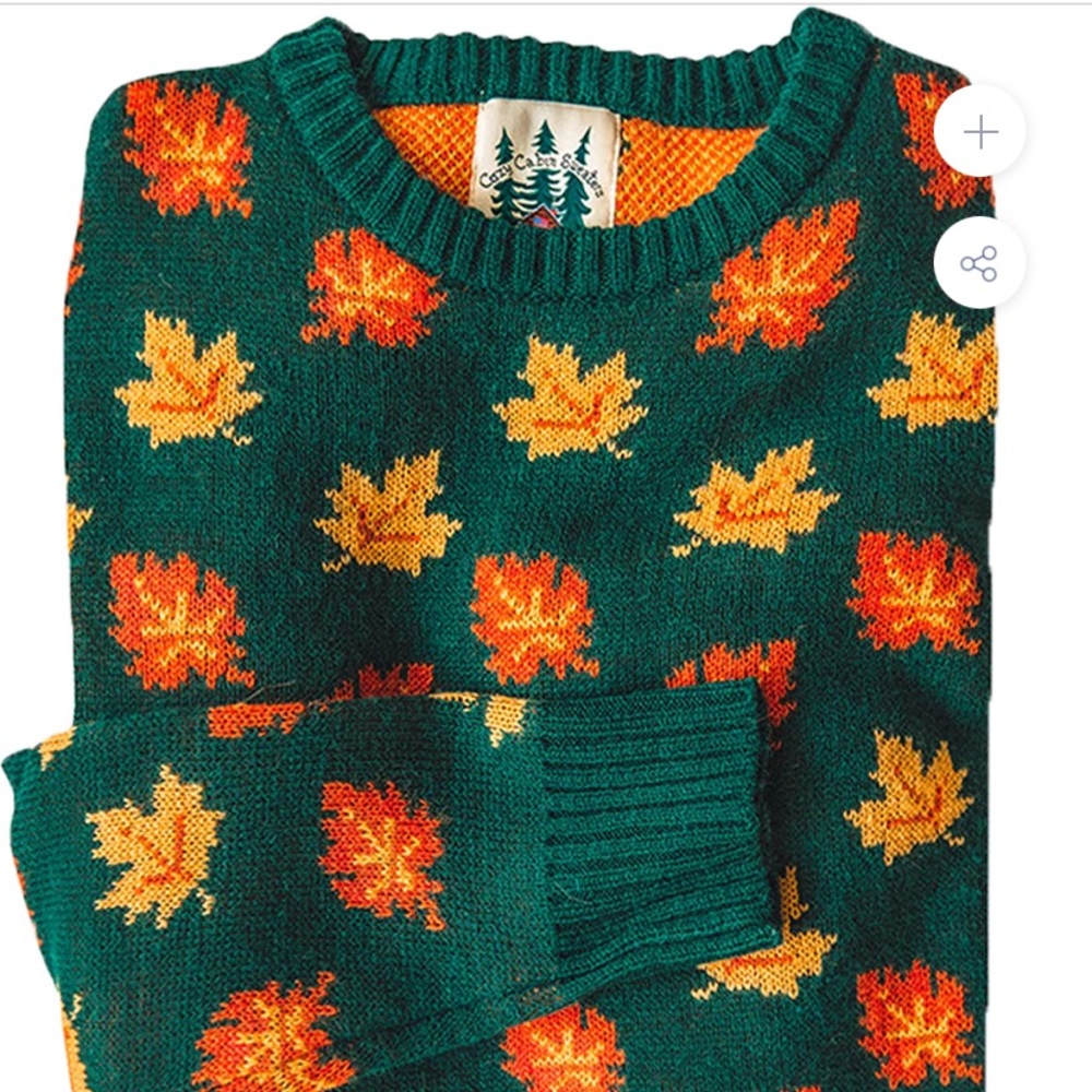 Kiel James Patrick Falling Leaf Sweater